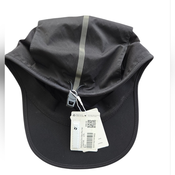 NWT Black Lululemon Cap with Reflective Stripes Size L/XL main image 7